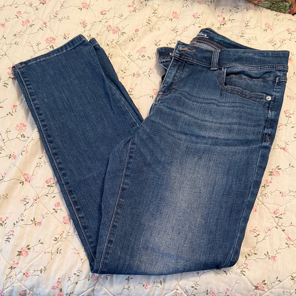 INC International Concepts Blue Straight Leg Jeans